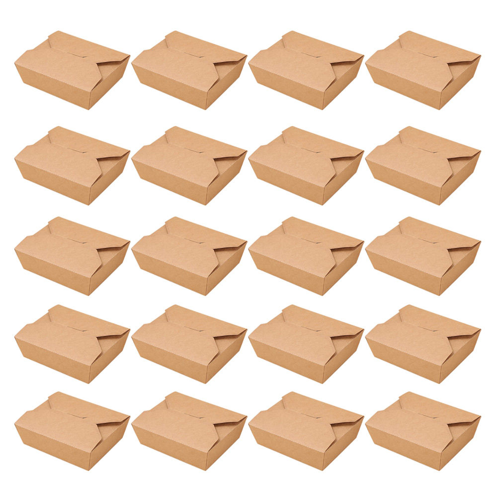 Meal Prep Day - 20 boîtes repas jetables en papier