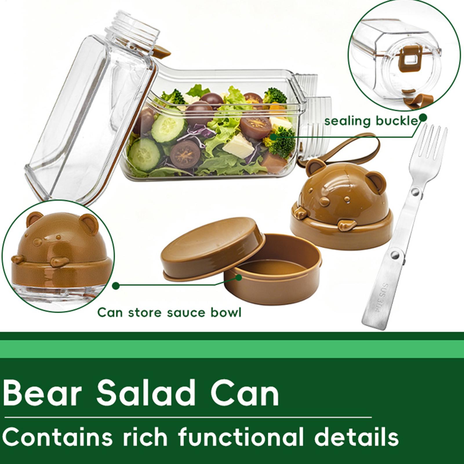 Meal Prep Jar Salad - Bocaux de préparation des repas, organiseur