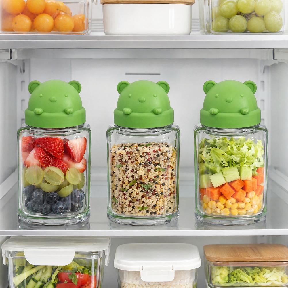 Meal Prep Jar Salad - Contenant à salade en plastique scellé