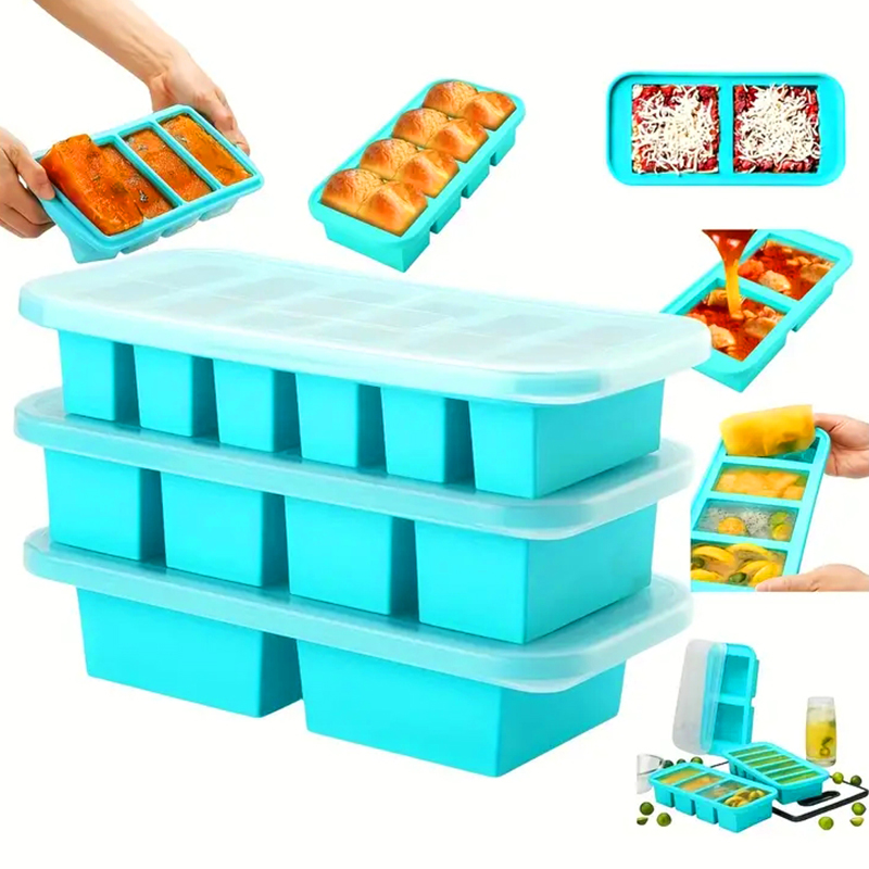 Meal Prep Frozen - Plateau de congélation en Silicone avec