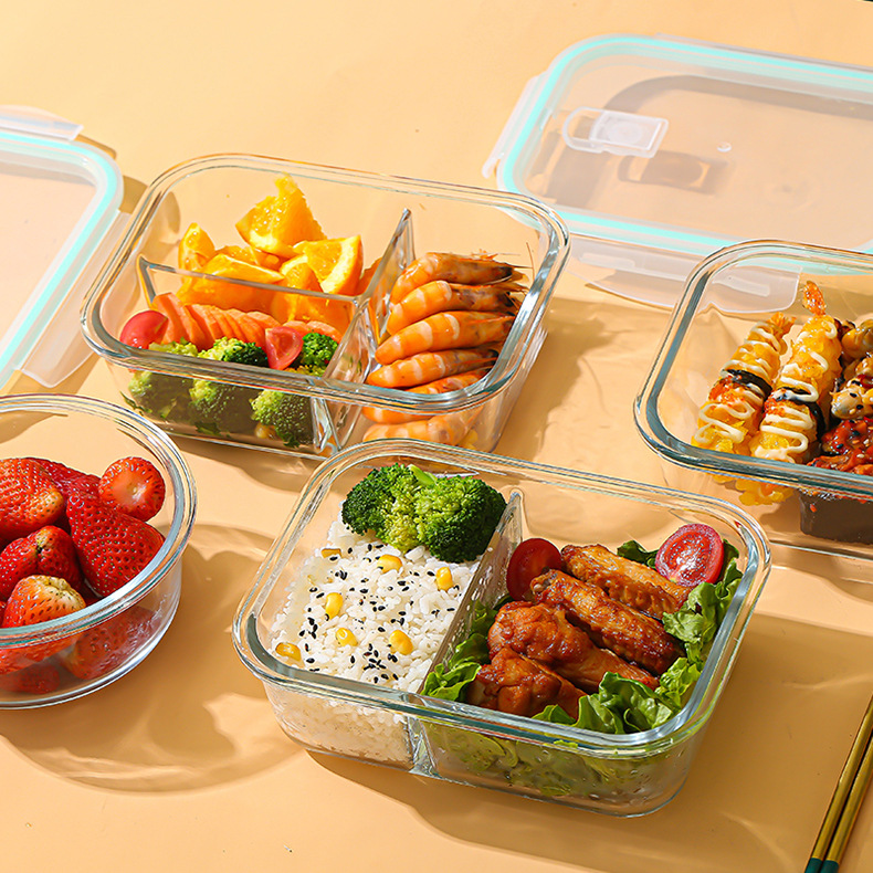 Meal Prep Glass - Boîte de conservation en verre borosilicate