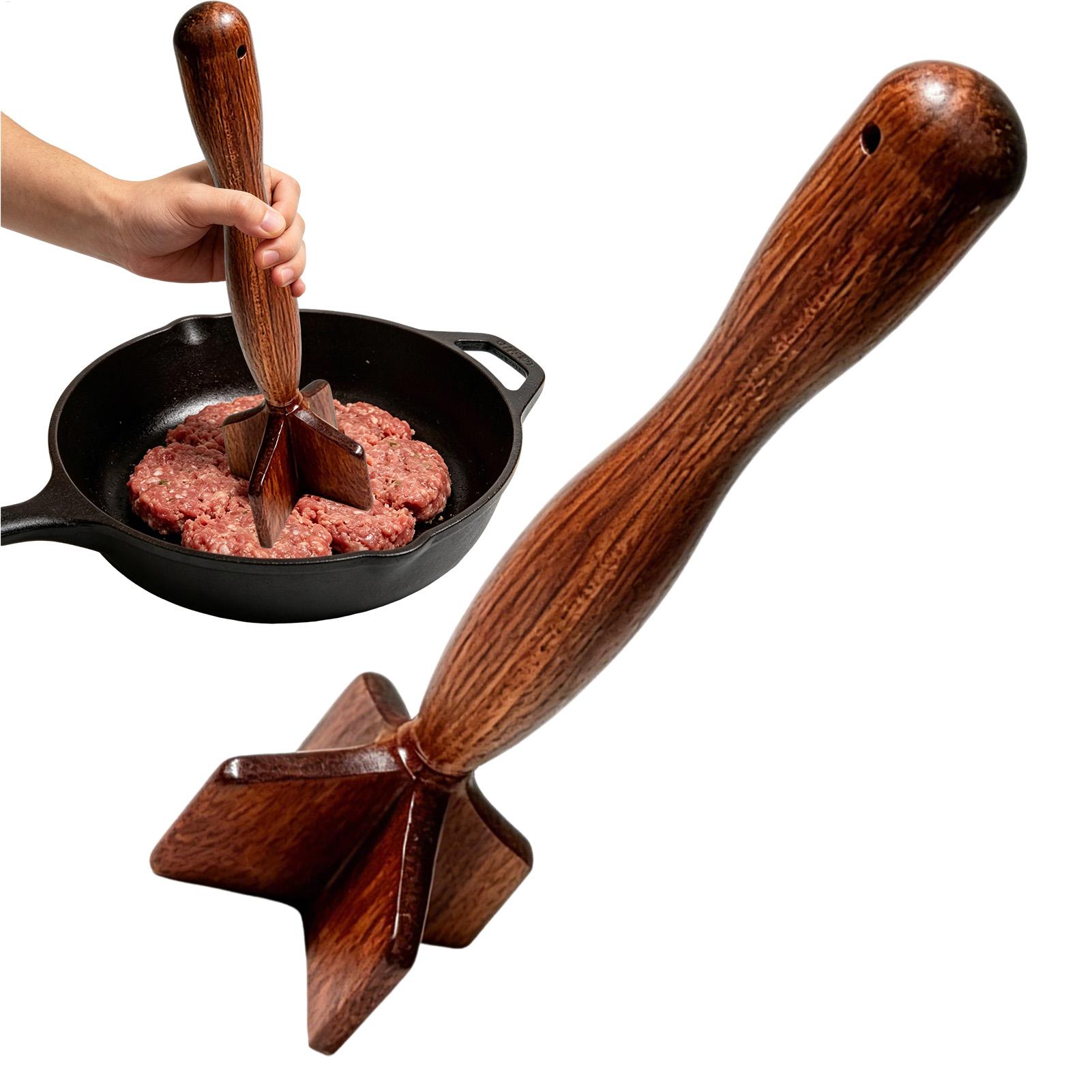 Meal Prep Ground Beef - Hachoir à viande en bois, pilon