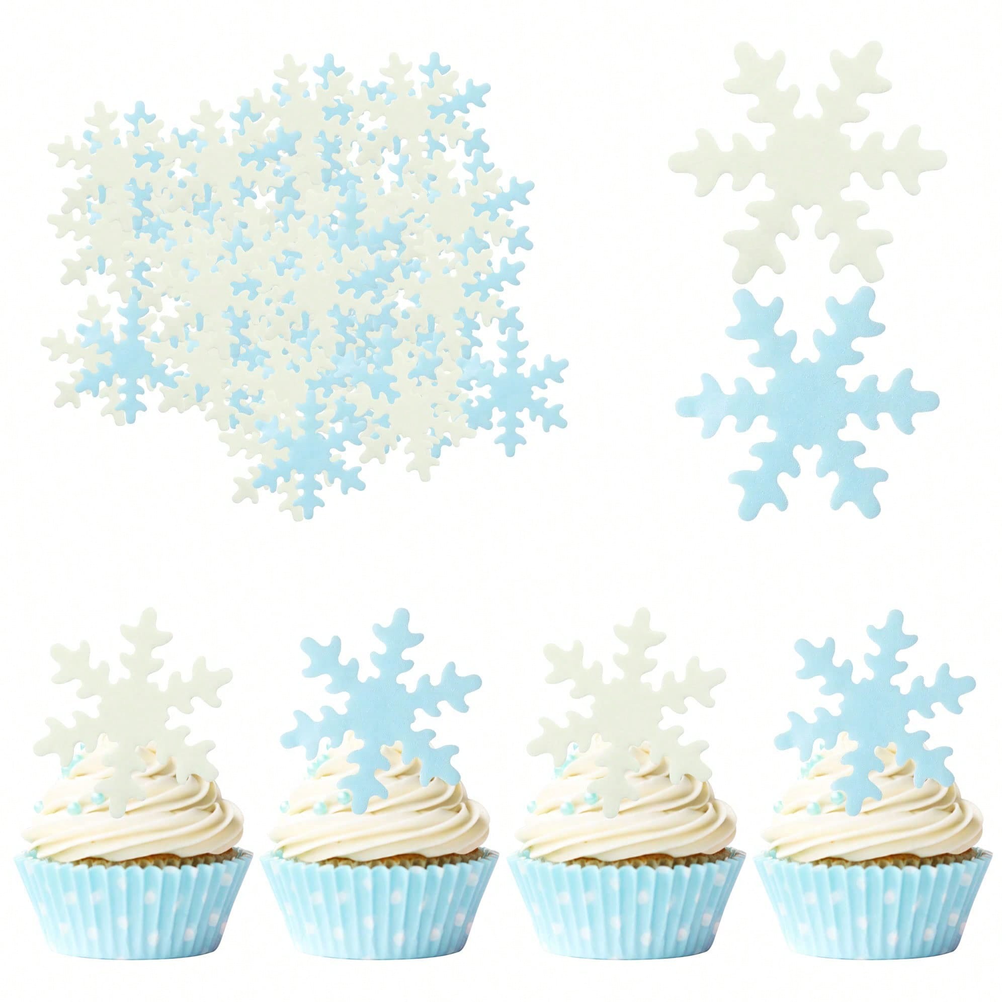 Meal Prep Frozen - 50 pièces de décorations pour cupcakes
