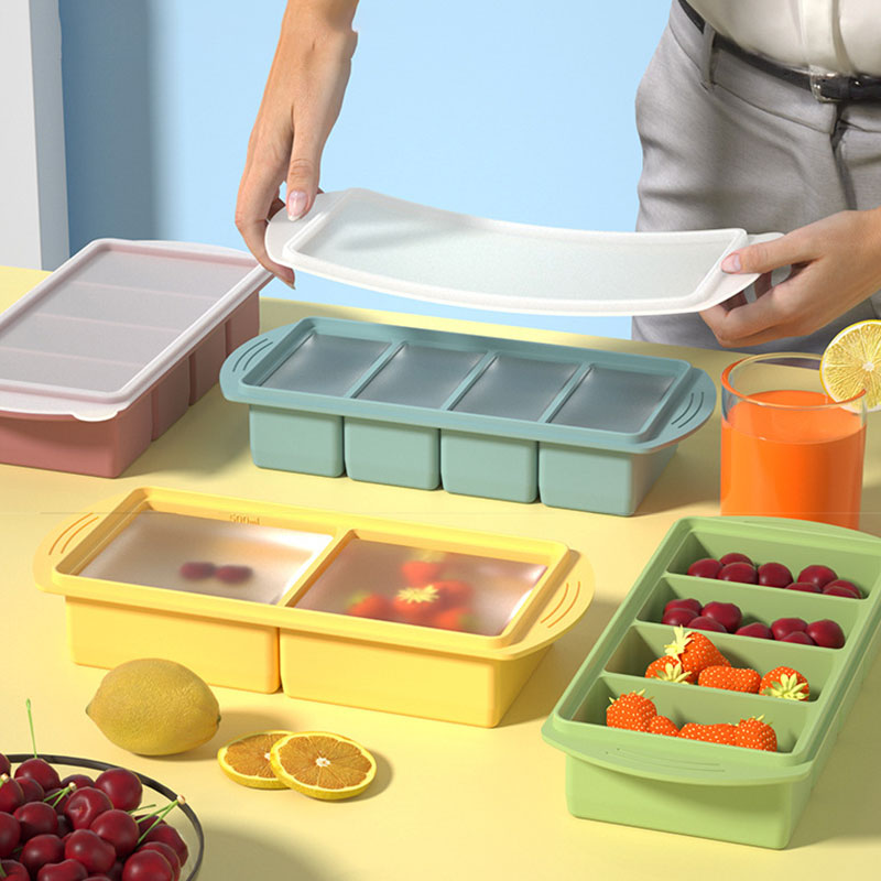 Meal Prep Frozen - Bac de congélation en silicone avec