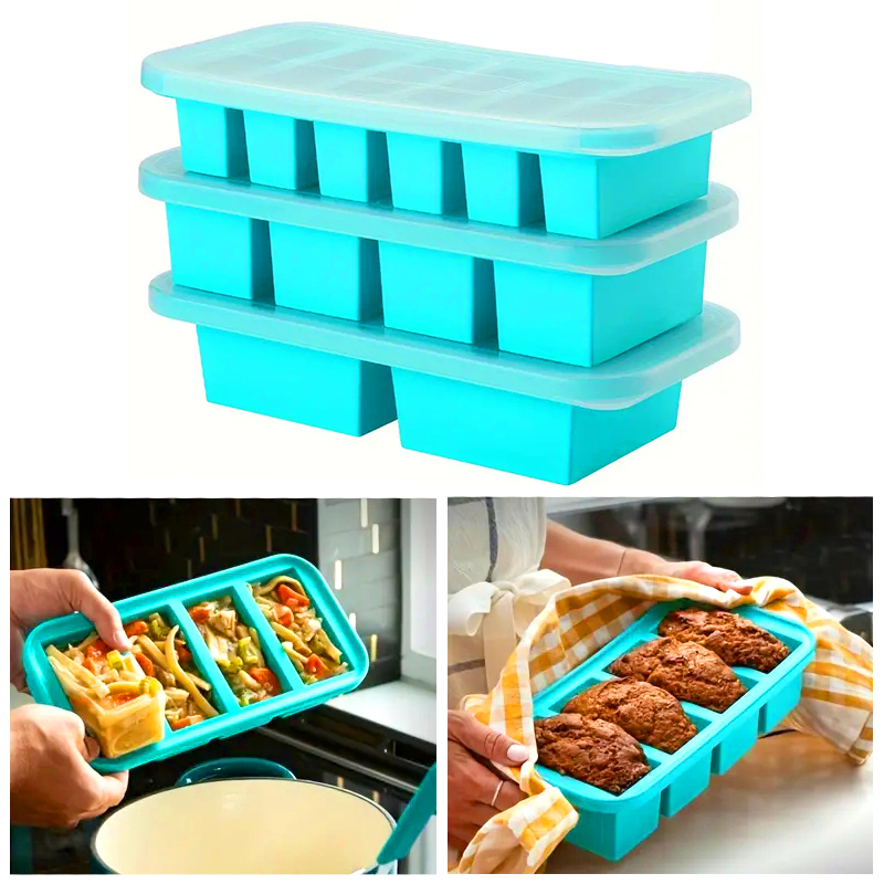 Meal Prep Frozen - Moule de congélateur en Silicone avec
