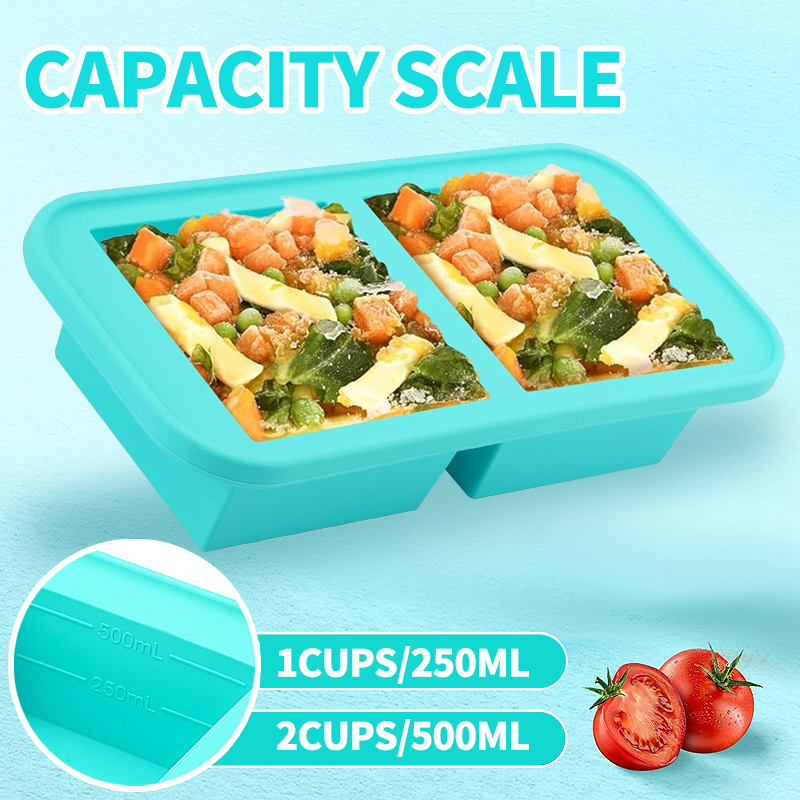 Meal Prep Frozen - 2 moules de congélation en silicone