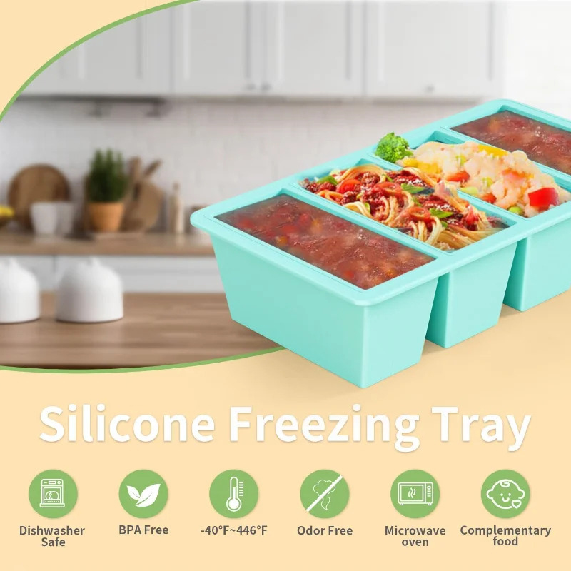 Meal Prep Frozen - Moule à glaçons en silicone à