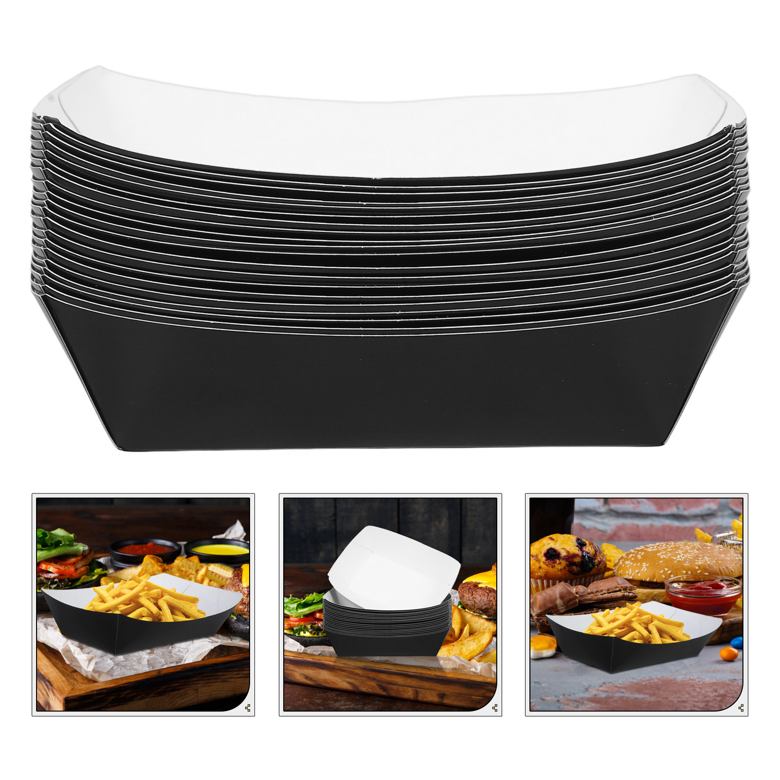 Meal Prep Hot Dogs - 20 boîtes alimentaires en papier kraft