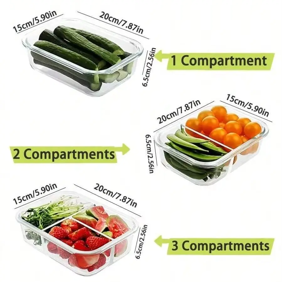 Meal Prep Glass - Conteneur de stockage alimentaire yesGlass avec