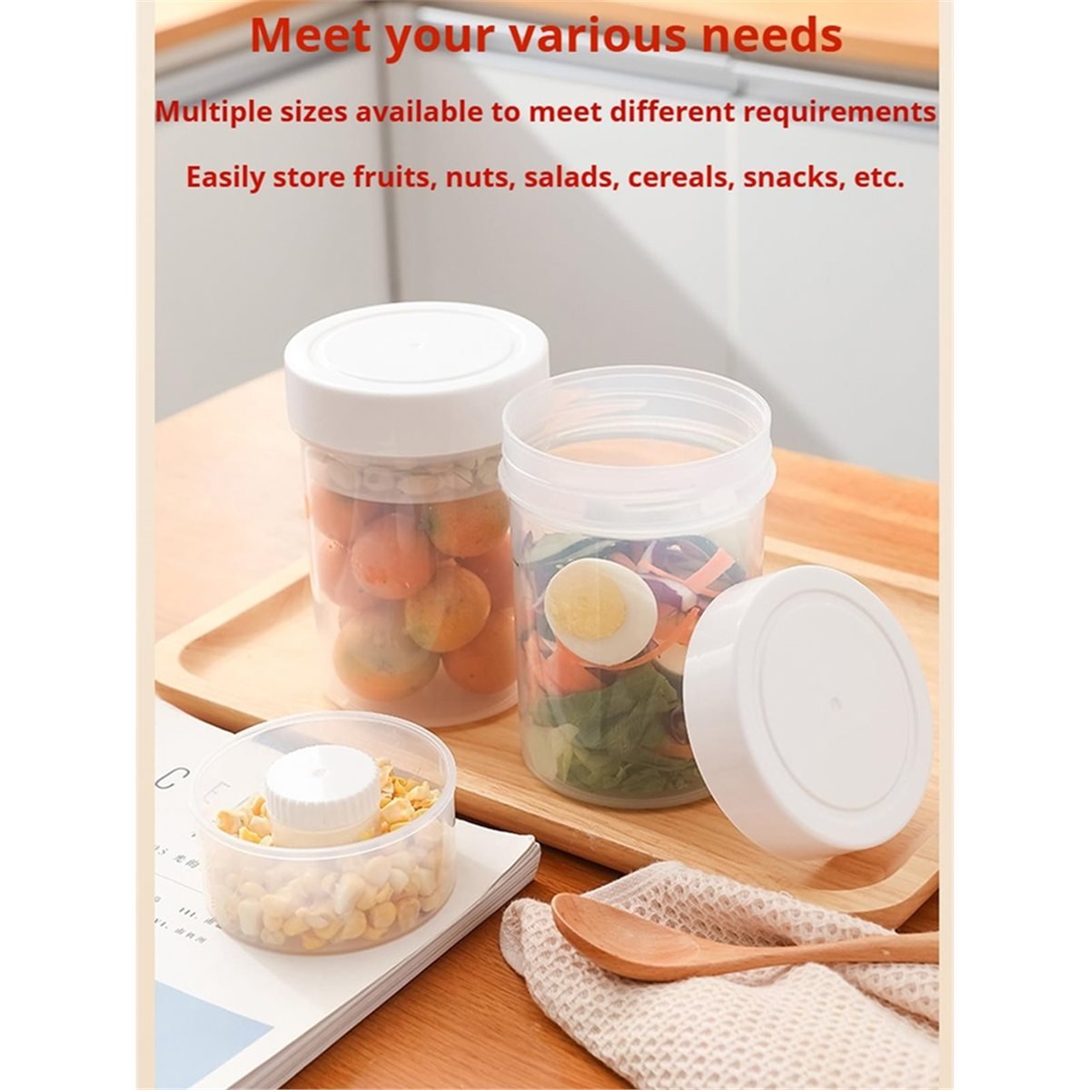 Bocaux à salade étanches – Réc - Meal Prep Jar Salad avis et prix