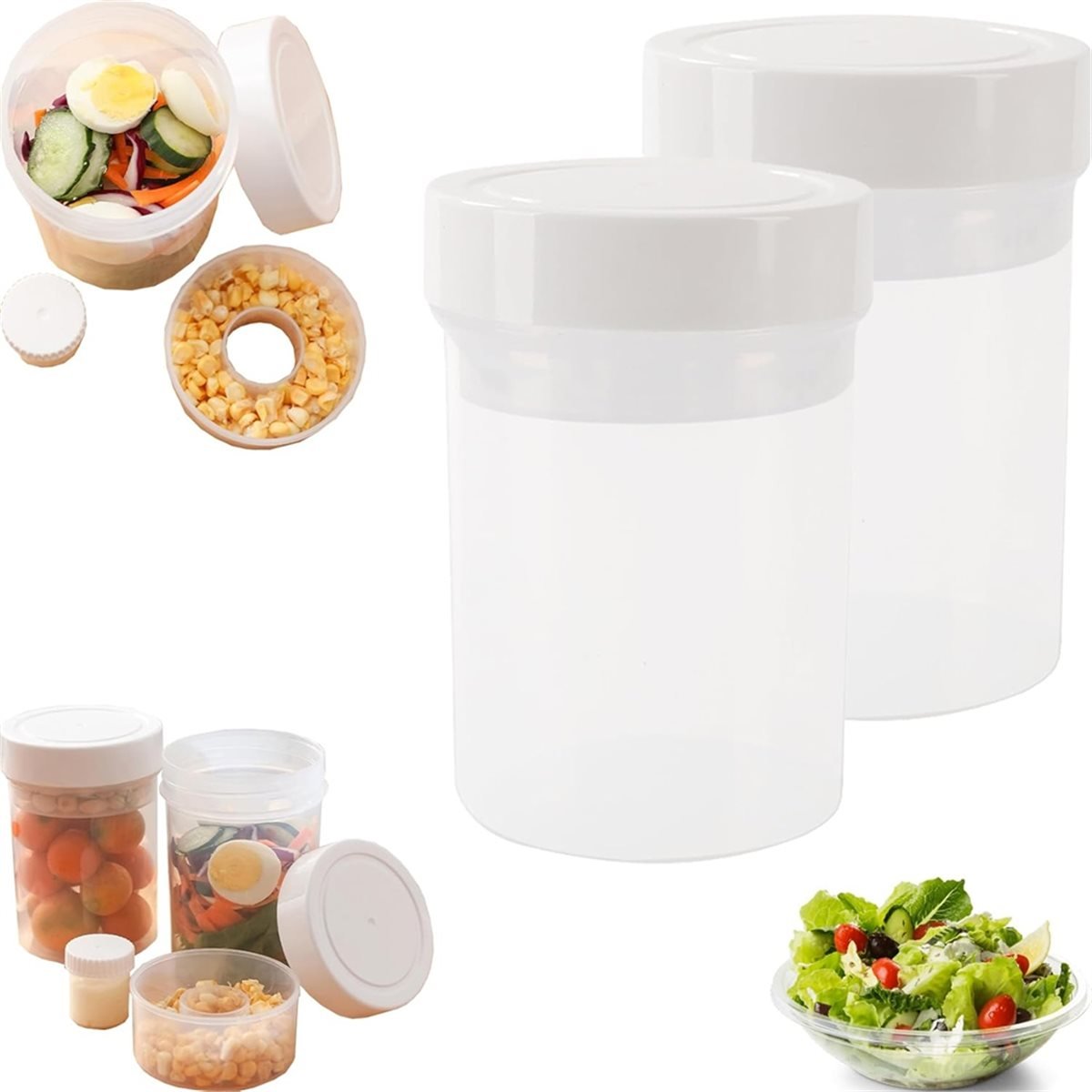 Bocaux à salade étanches – Réc - Meal Prep Jar Salad avis et prix