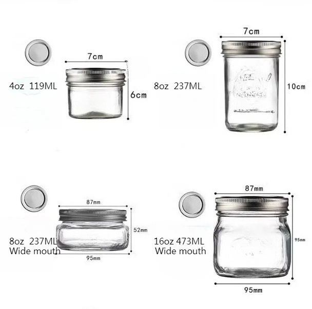 1 bocal Mason avec couvercle,  - Meal Prep Jar Salad avis et prix