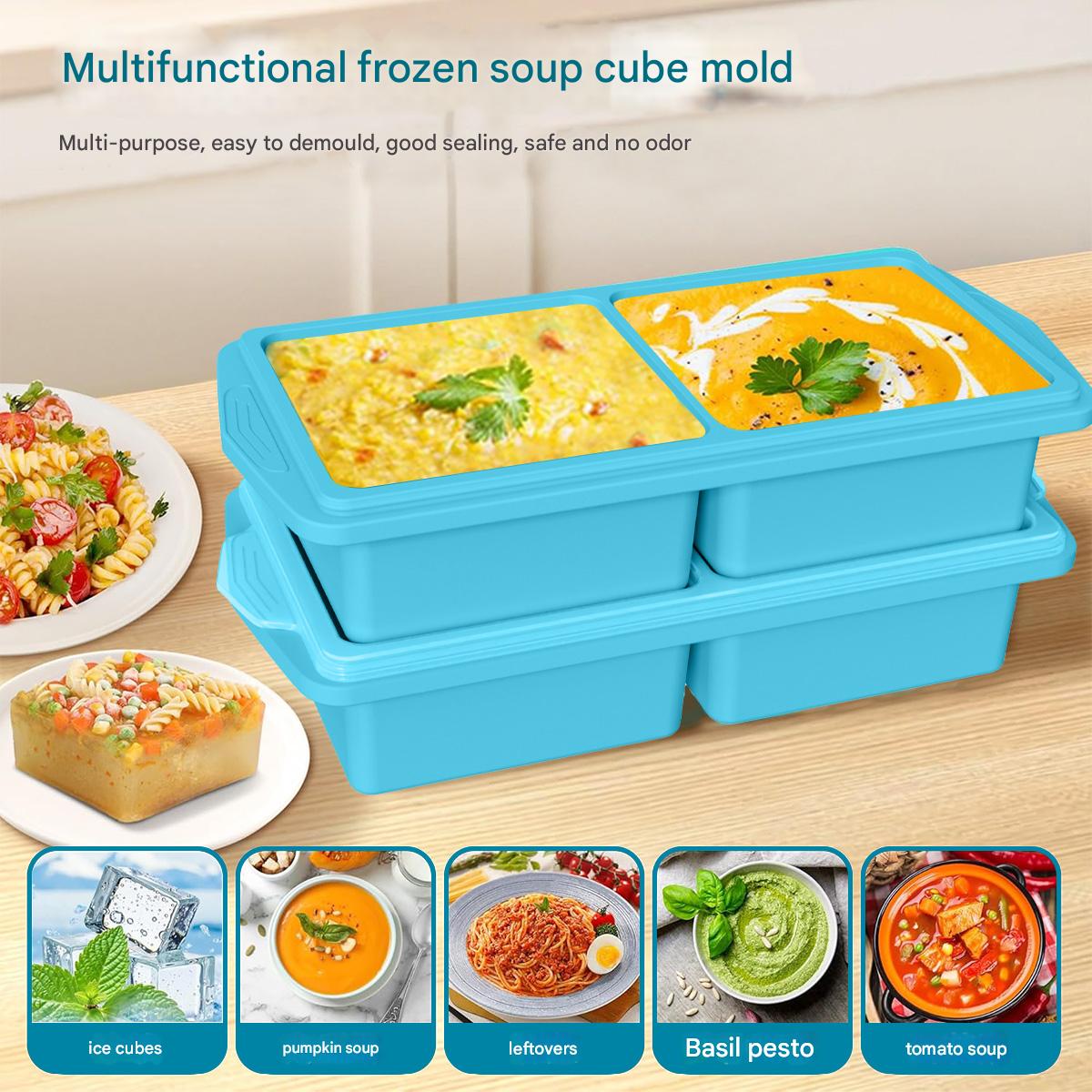 Grand moule à glaçons en silic - Meal Prep Frozen avis et prix