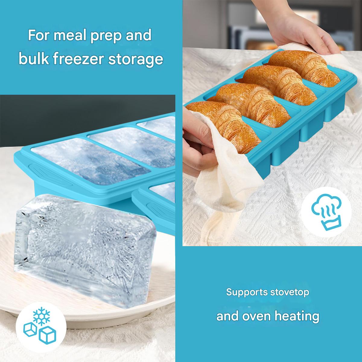 Grand moule à glaçons en silic - Meal Prep Frozen avis et prix