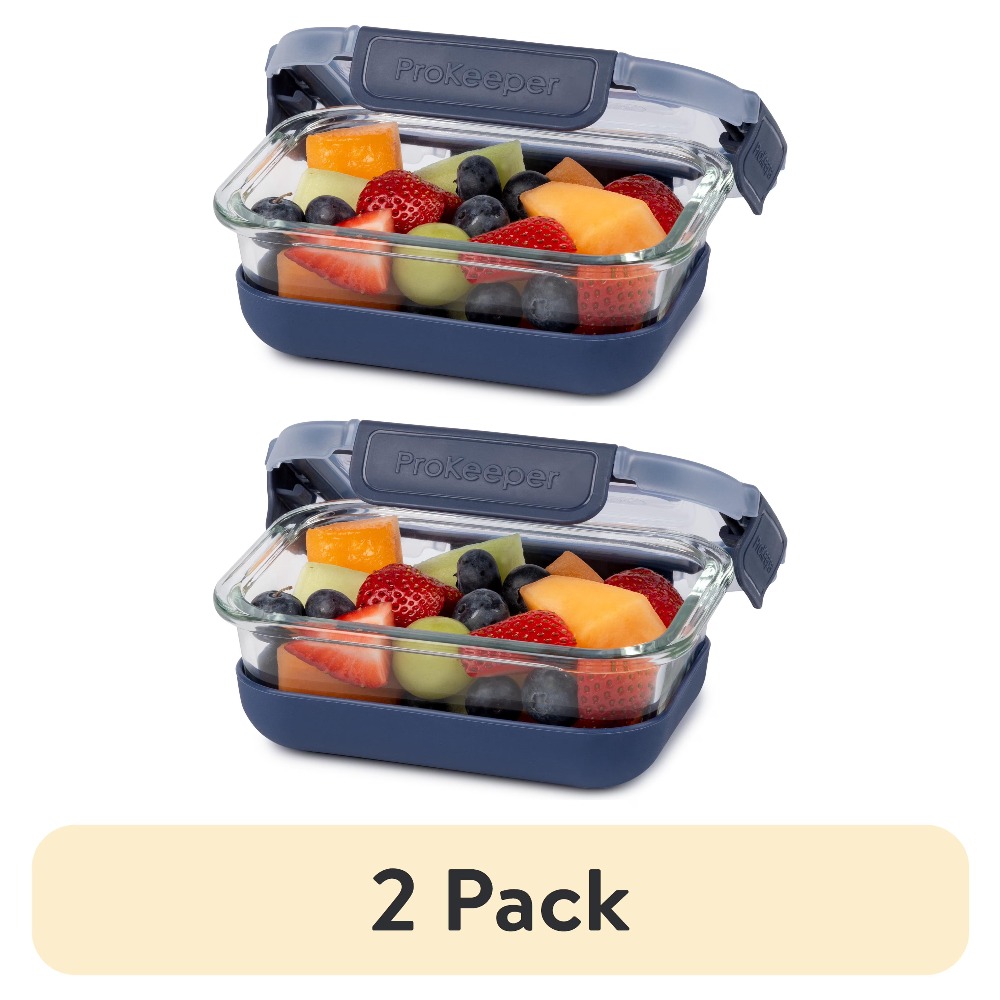 Lot de 2 récipients de conserv - Meal Prep Glass avis et prix