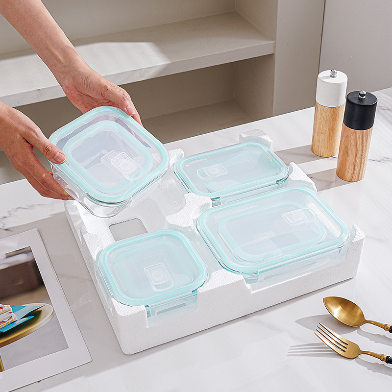 Ensemble de 8 boîtes à lunch e - Meal Prep Glass avis et prix