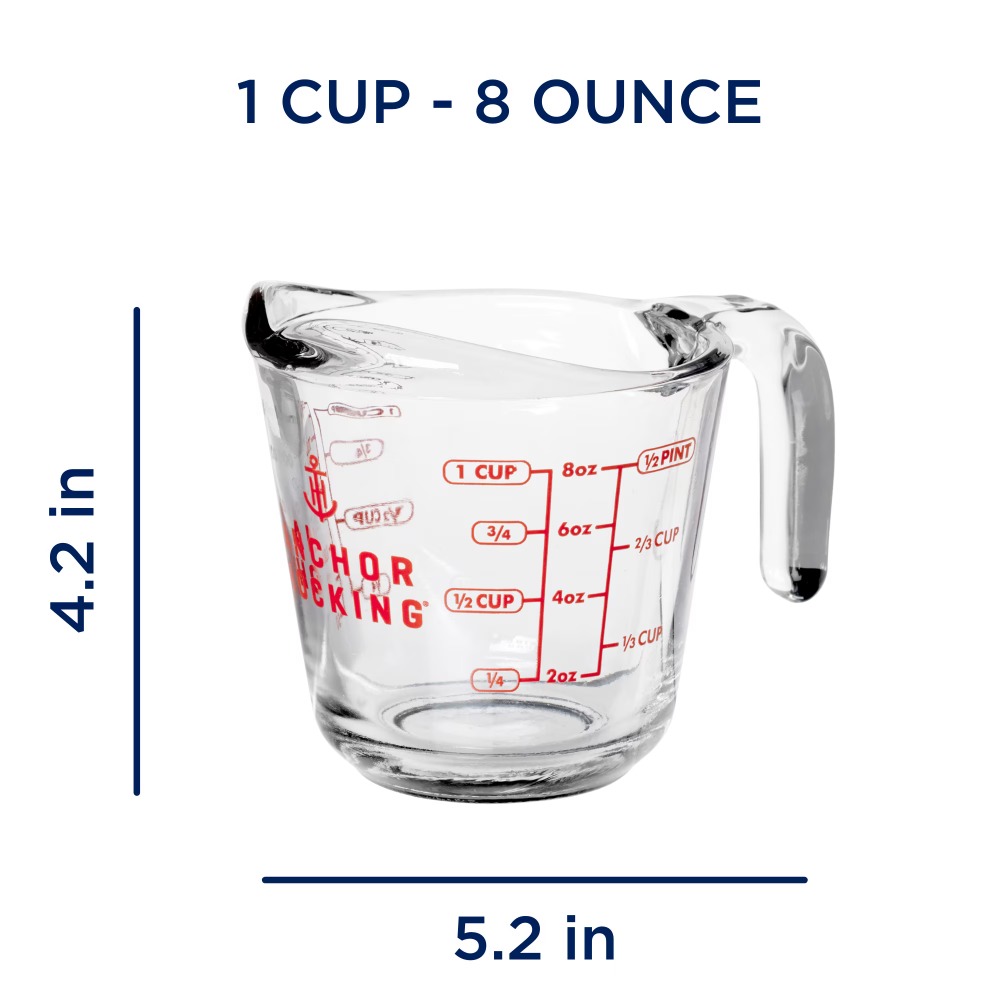 Ensemble de 2 tasses à mesurer - Meal Prep Glass avis et prix