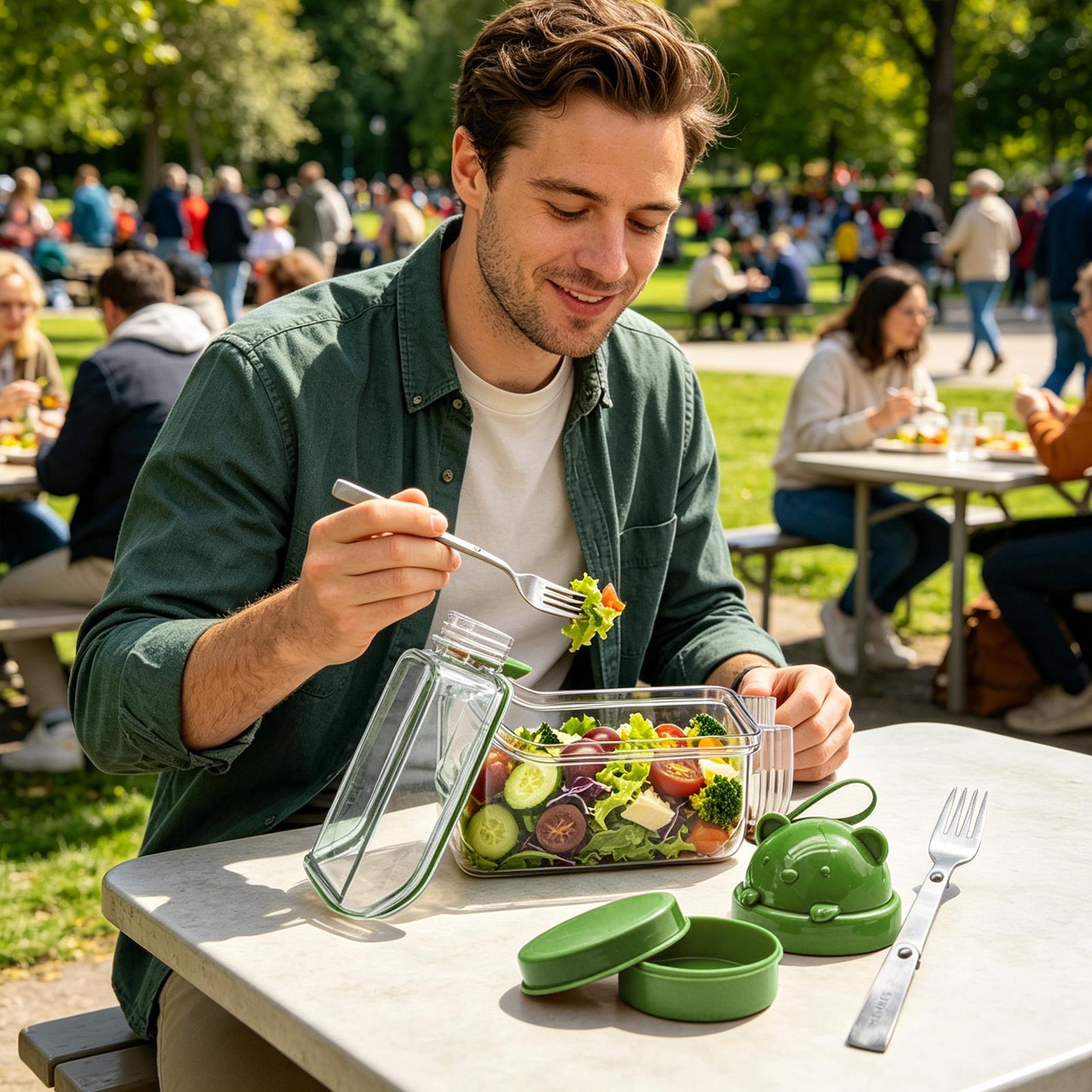 Boîte à salade transparente, o - Meal Prep Jar Salad avis et prix