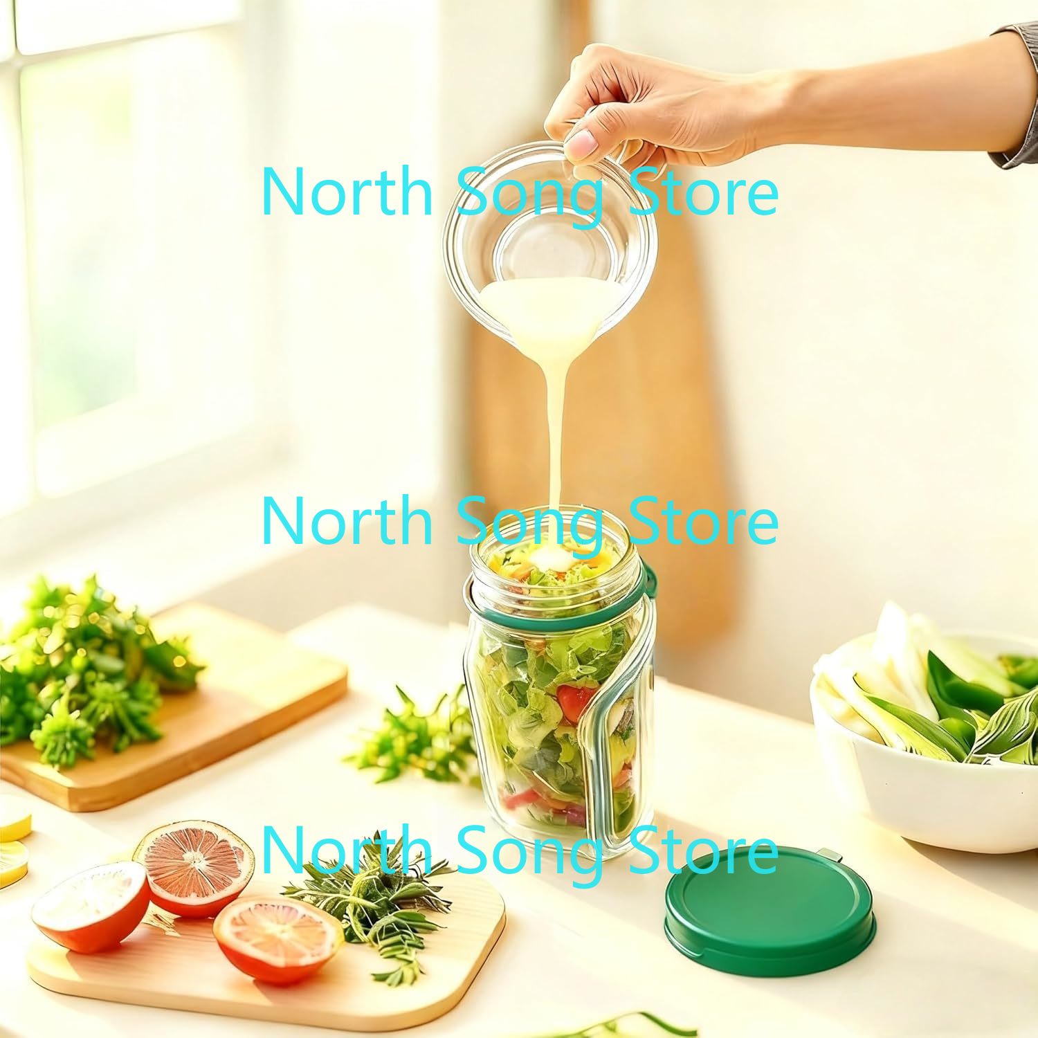 Nouveau pot à salade Mason 202 - Meal Prep Jar Salad avis et prix