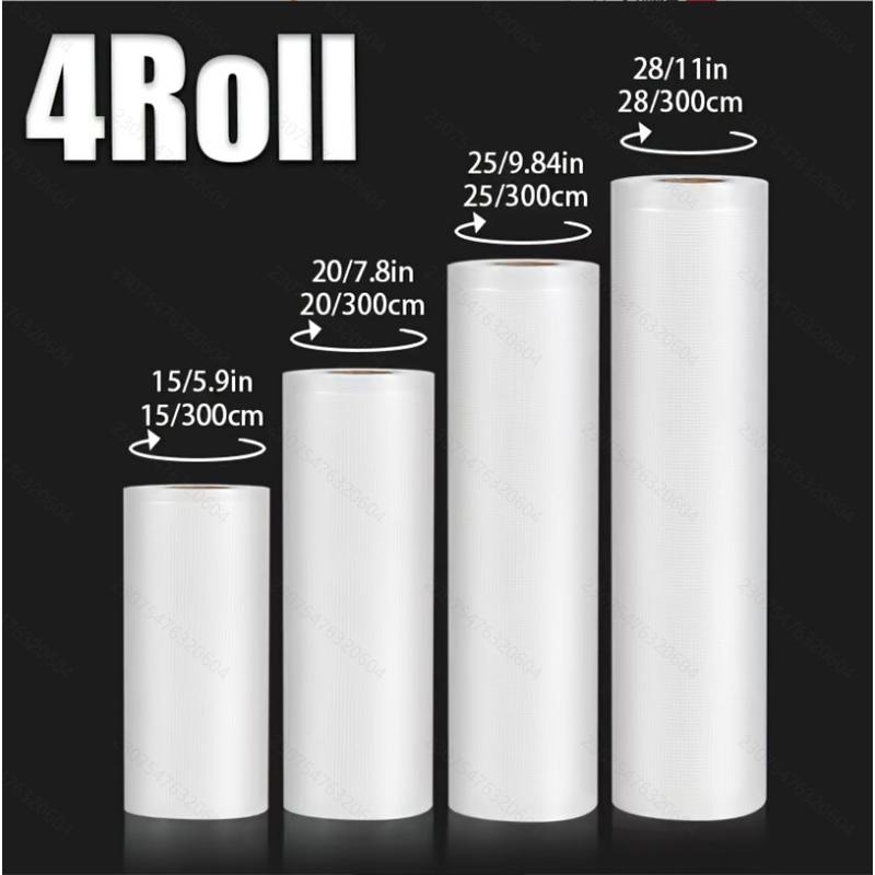 4 sacs sous vide : 4 rouleaux  - Meal Prep Xl avis et prix