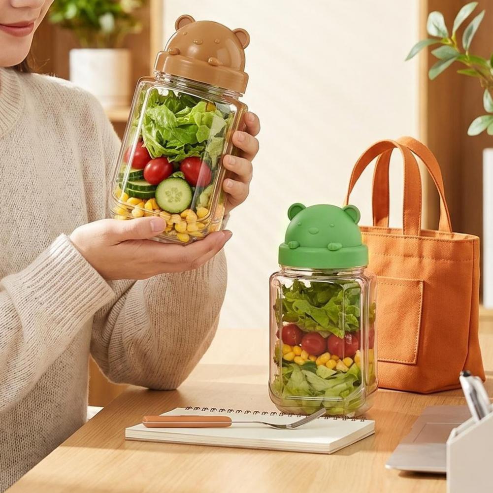 Contenant à salade en plastiqu - Meal Prep Jar Salad avis et prix