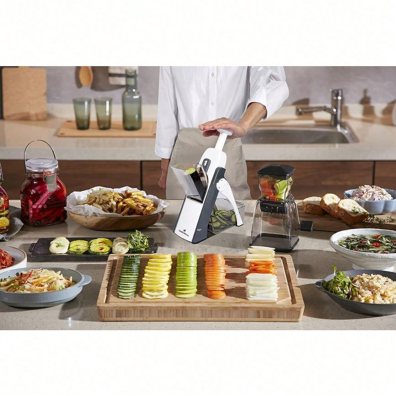 Mandoline de cuisine sécurisée - Meal Prep With Potatoes avis et prix