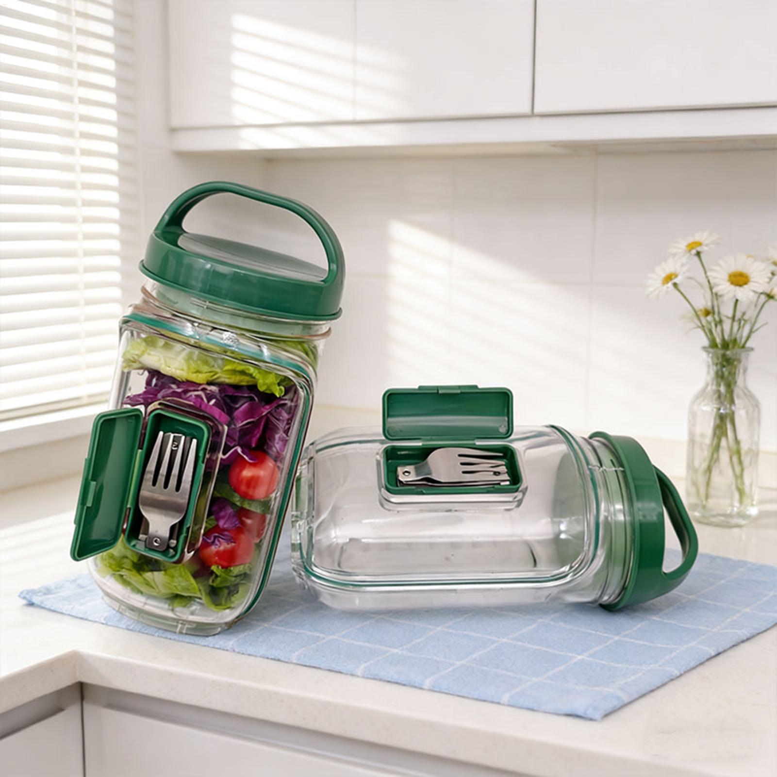 Conteneur à salade anti-fuite  - Meal Prep Jar Salad avis et prix