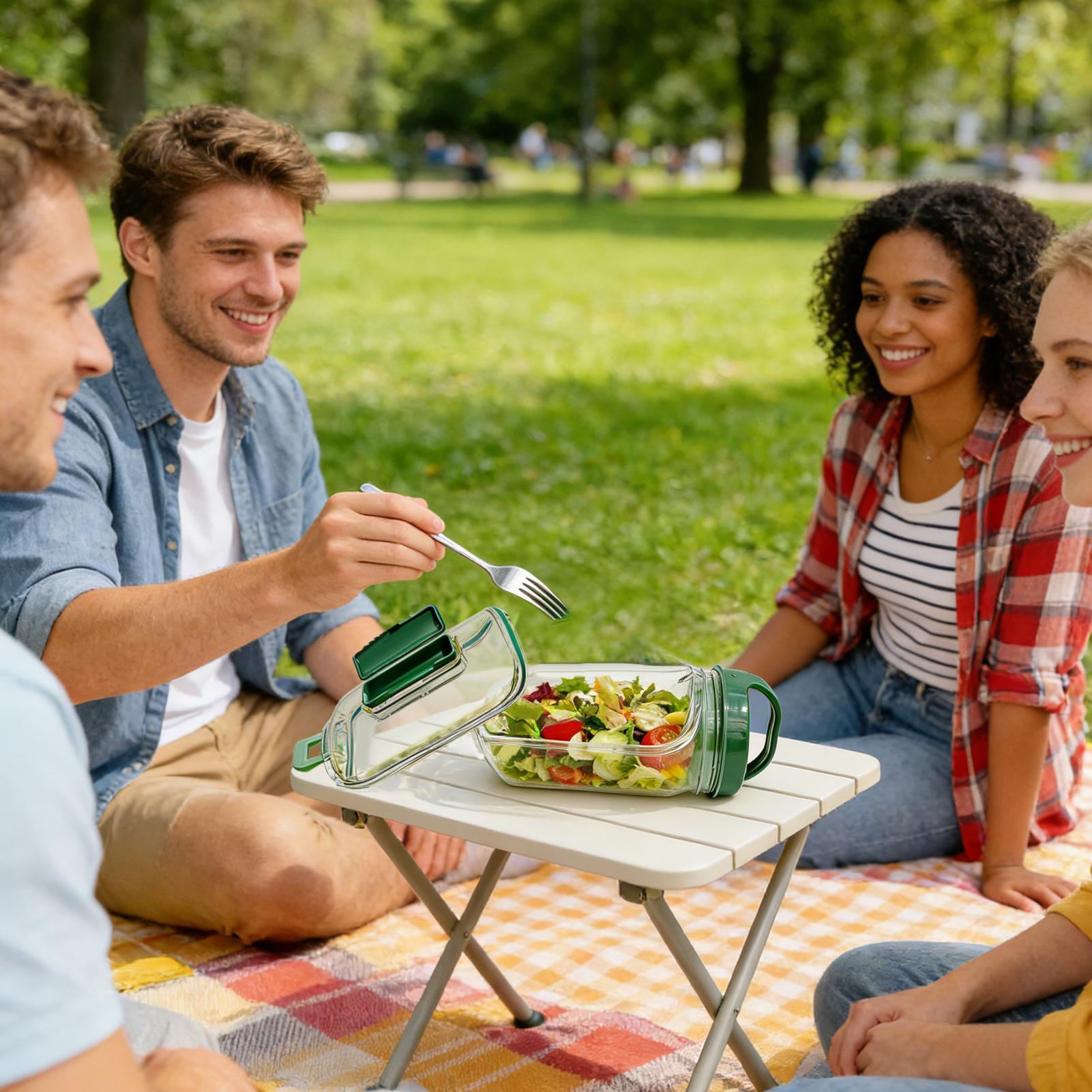 Conteneur à salade anti-fuite  - Meal Prep Jar Salad avis et prix