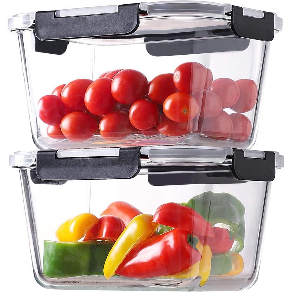 Ensemble de 4 récipients de co - Meal Prep Glass avis et prix
