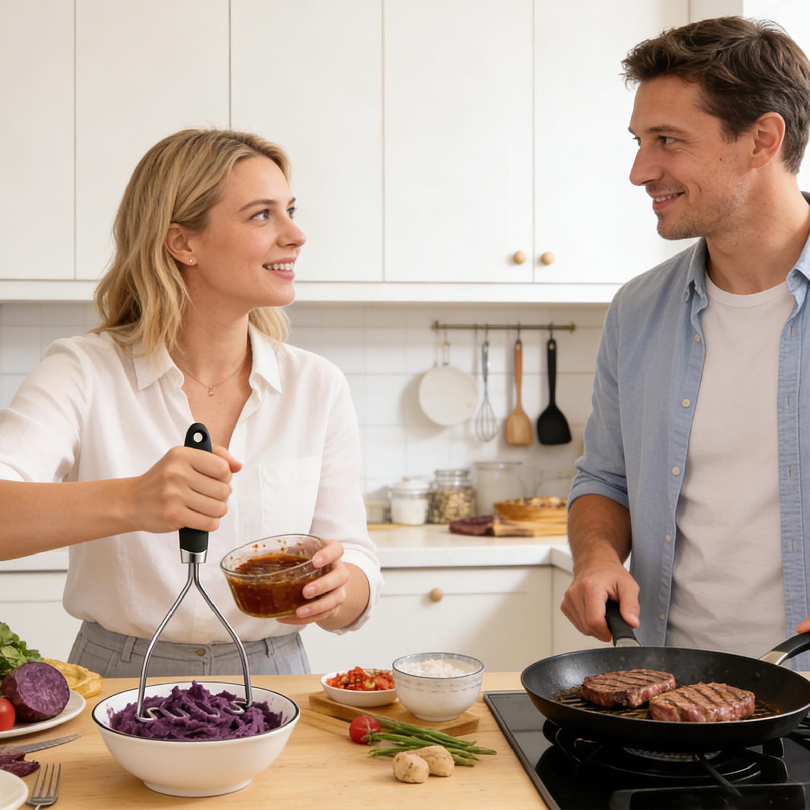 Écrase-pommes de terre en acie - Meal Prep With Potatoes avis et prix