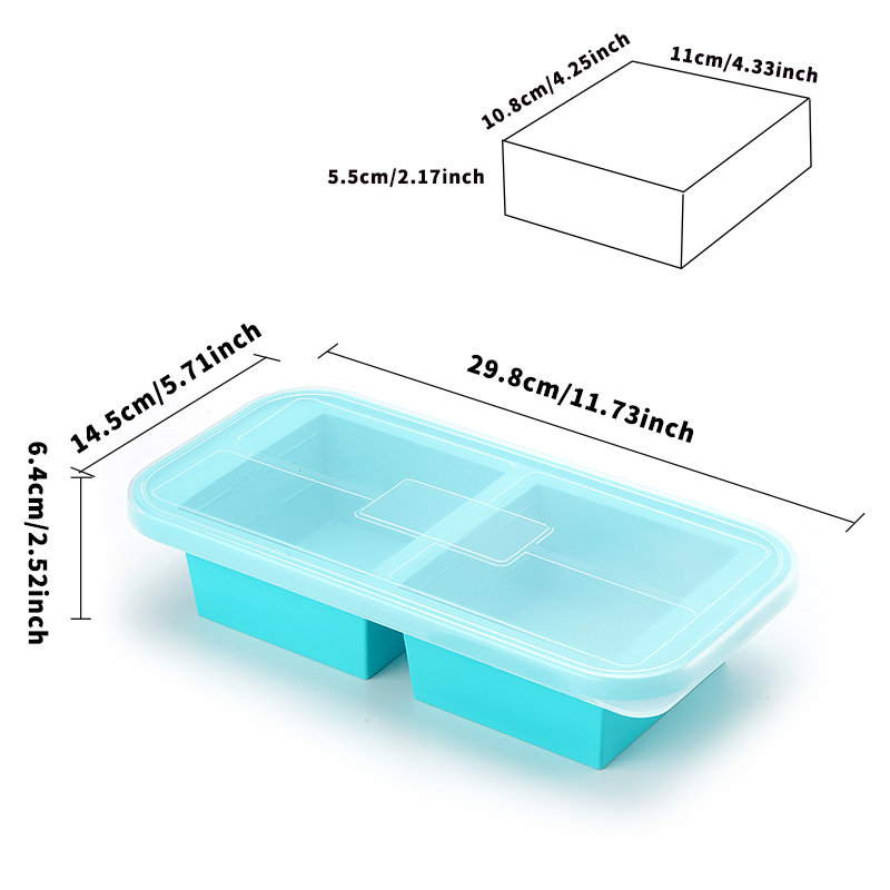 2 moules de congélation en sil - Meal Prep Frozen avis et prix