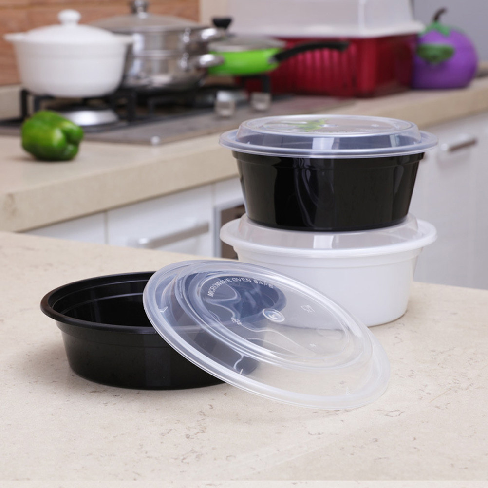 10 contenants ronds noirs jeta - Meal Prep Day avis et prix