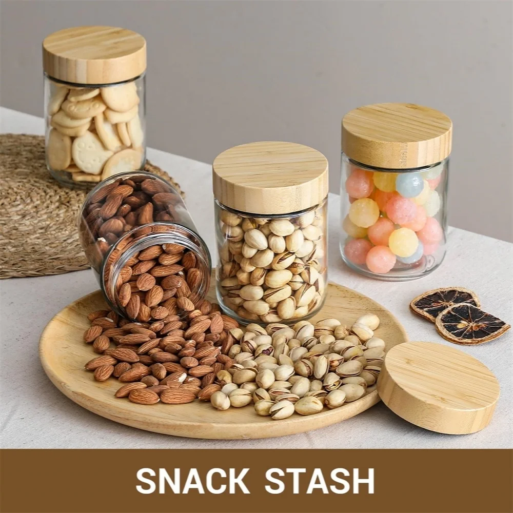 Lot de 4 pots en verre de 16 o - Meal Prep Jar Salad avis et prix