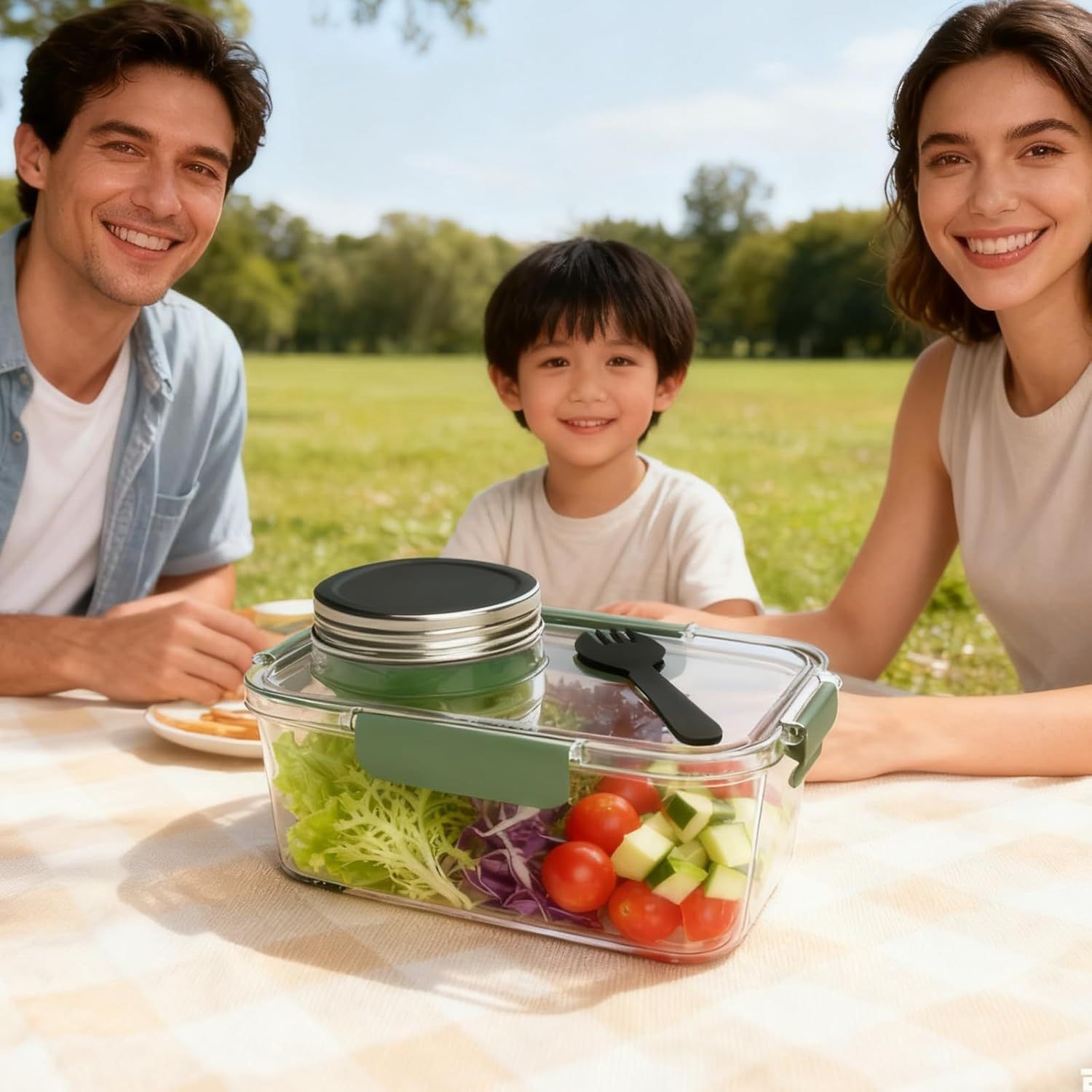 Pot à dosettes solaire, conten - Meal Prep Jar Salad avis et prix