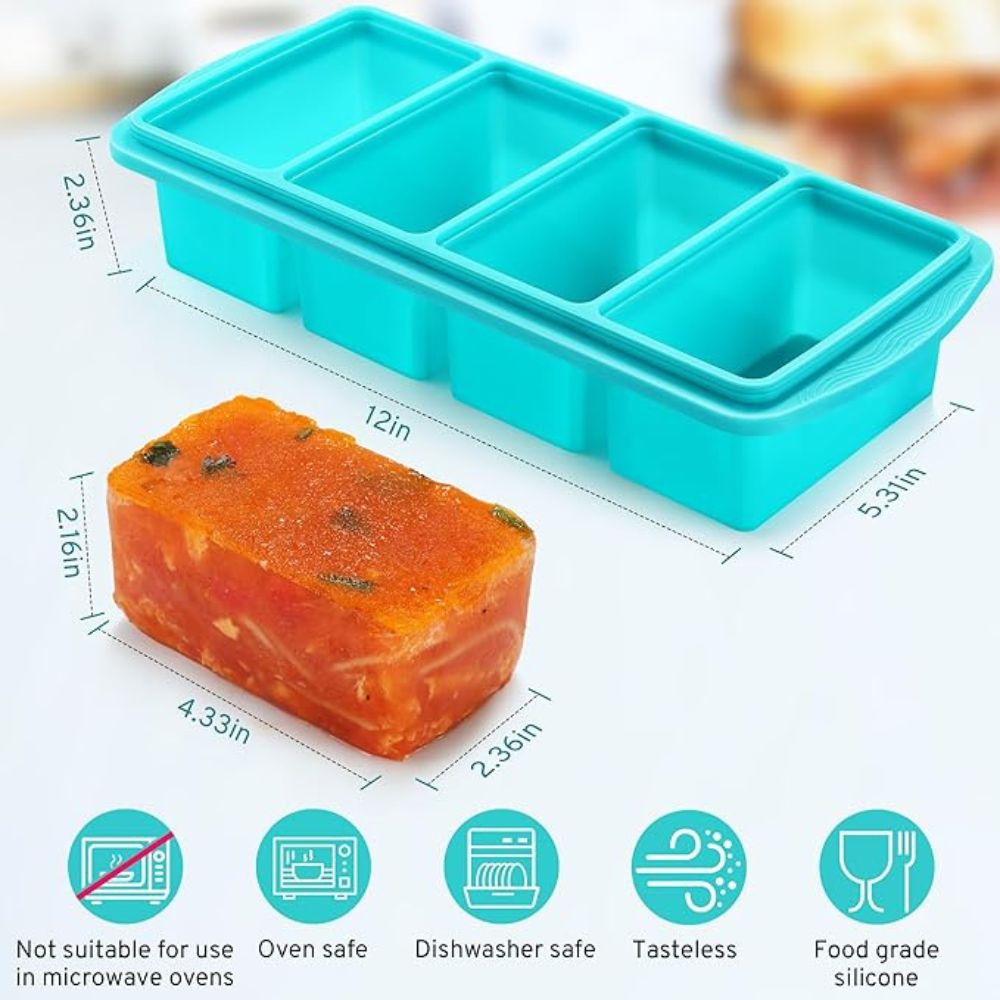 Grand plateau à glaçons en Sil - Meal Prep Frozen avis et prix