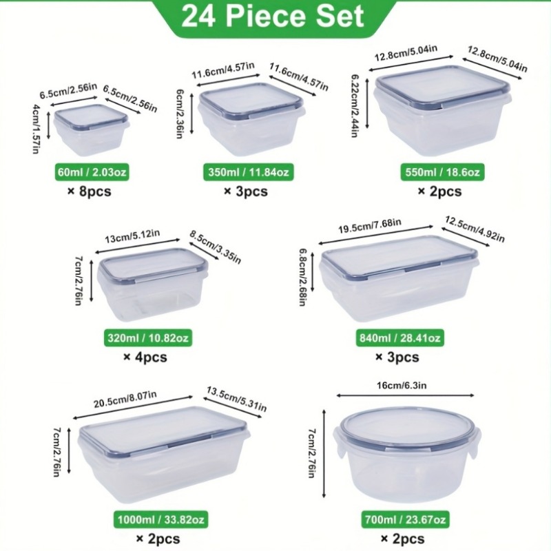 Ensemble de 48 contenants alim - Meal Prep Glass avis et prix