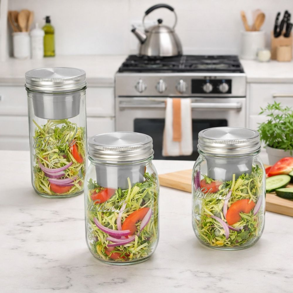 Bocaux en verre pour salade de - Meal Prep Jar Salad avis et prix